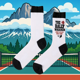 Calcetines Custom Pickleball Rally Wrecker Crew Socks