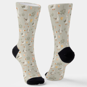 Calcetines Cuta acuarela Whimsy Geese