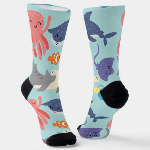 Calcetines Cute Bajo El Mar