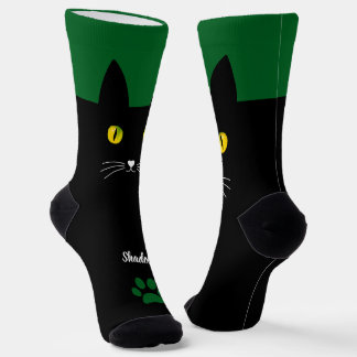 Calcetines Cute Black Cat Socks Gift for Cat Lovers