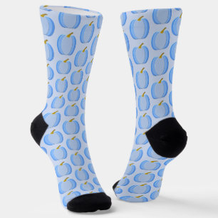 Calcetines Cute Blue Baby Boy Calabaza Patterada