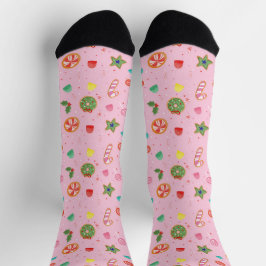 Calcetines Cute Christmas Candy Socks