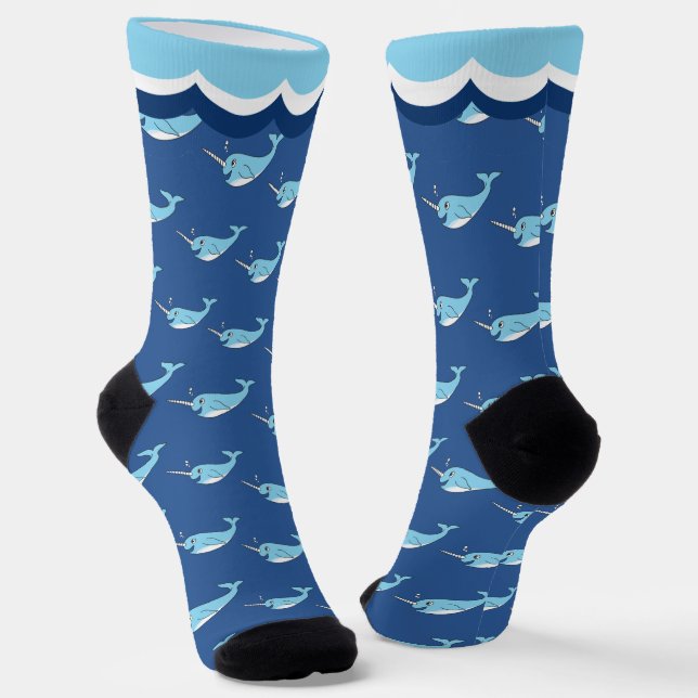 Calcetines Cute Narwhal Whale (Angular)