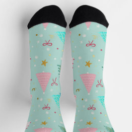 Calcetines Cute Pastel Christmas Socks