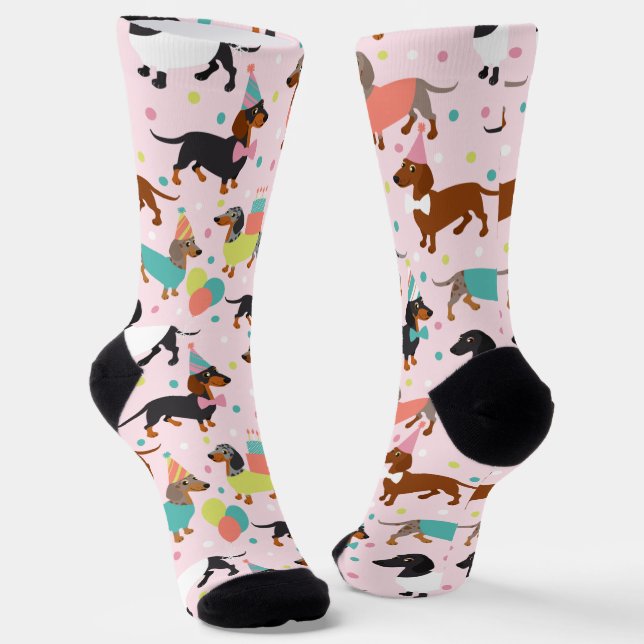 Calcetines Dachshund Fiesta (Angular)