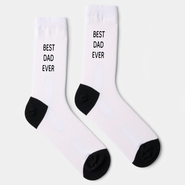 Calcetines Dad to Be Socks | Funny & Cozy Gift for fathers (Derecha)