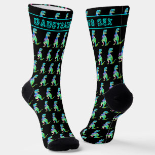 Calcetines Daddysaurus Funny Dad Dinosaur Quita