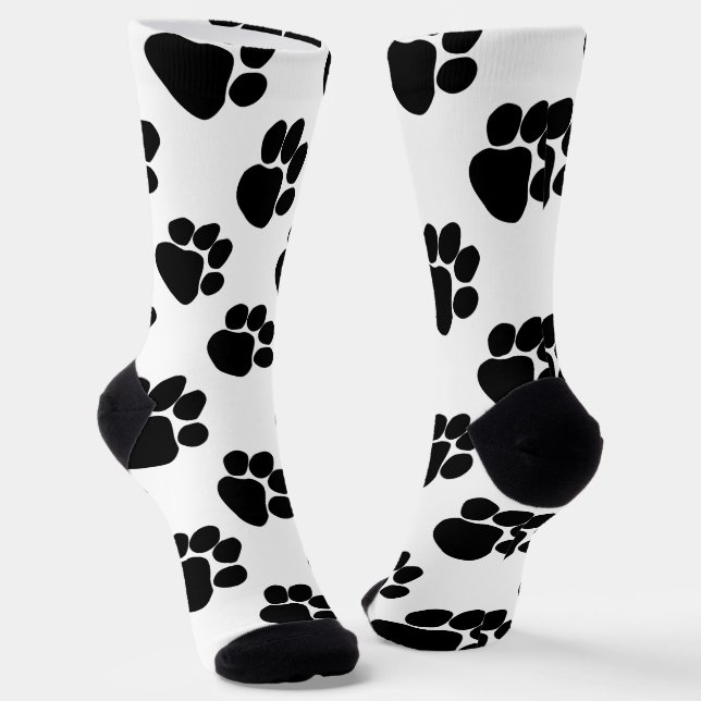 Calcetines Dalmatian Style Dog Paws Fun Birthday Gift (Angular)
