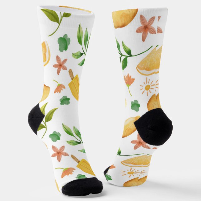 Calcetines de Acuarela Limones y Paletas – Diversi (Angular)
