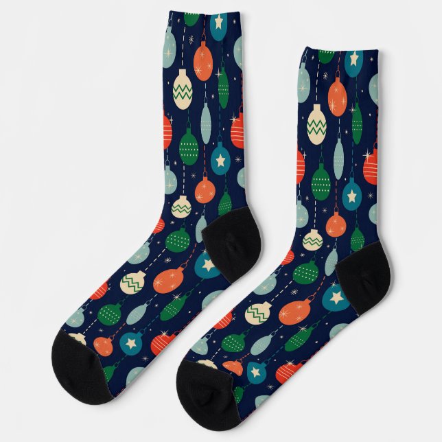 calcetines de adorno de Navidad (Izquierda)