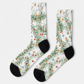 calcetines de alegría navideña