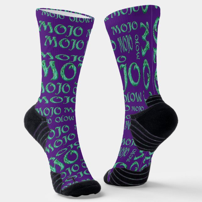 Calcetines de alto rendimiento morado mojo (Angular)
