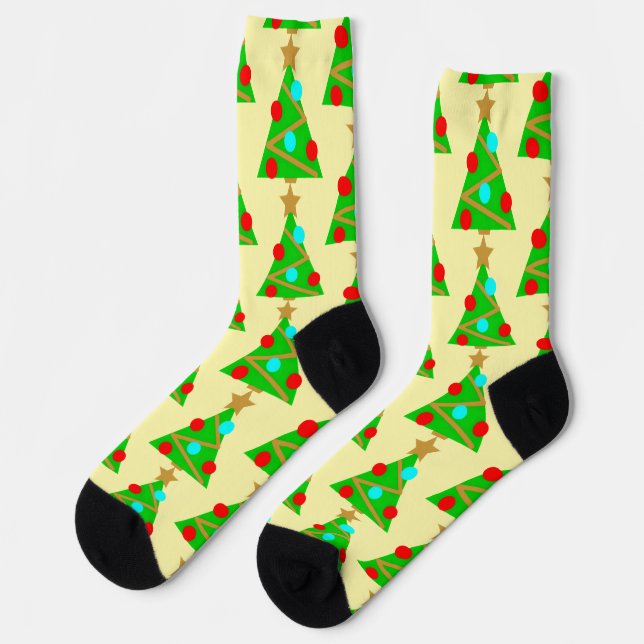 Calcetines de árbol de Navidad (Izquierda)