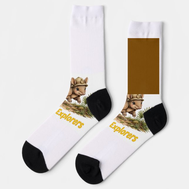 Calcetines de armadillo de Lil' Bayou Explorers (Izquierda)
