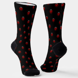 Calcetines de Arte de Mariquita Personalizados