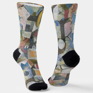 Calcetines de arte de Paul Klee Composición Media
