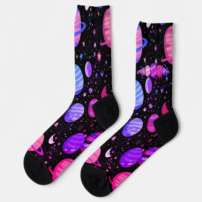 Calcetines de Aventura Galaxy - Astronauta diverti (Izquierda)