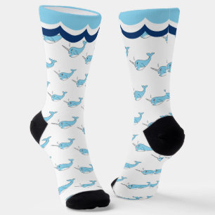 Calcetines de ballena narval linda