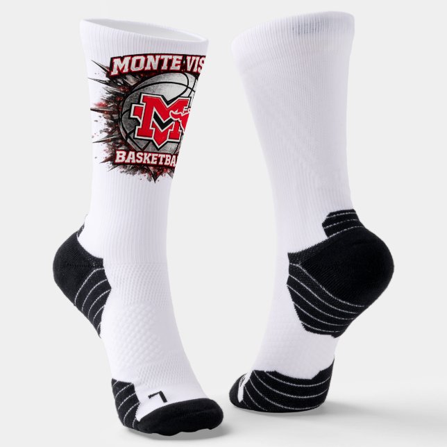 Calcetines de baloncesto Monte Vista (Angular)
