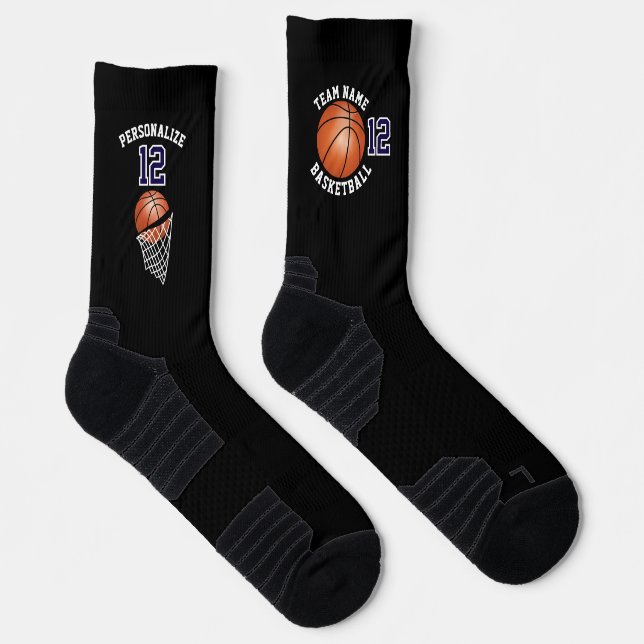 Calcetines de Baloncesto Personalizados (Derecha)