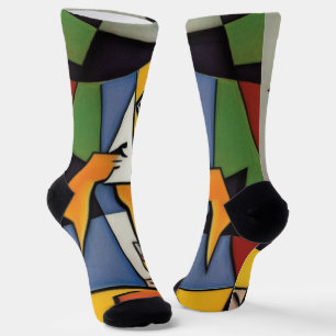 Calcetines de barman abstractos