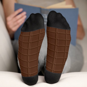 Calcetines de barra de dulces de chocolate. Divert