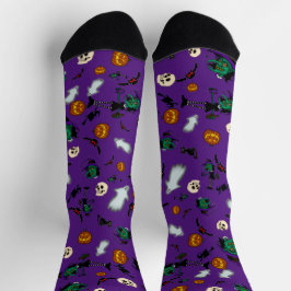 Calcetines de Bruja de Halloween 