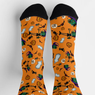 Calcetines de Bruja de Halloween