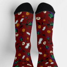 Calcetines de Bruja de Halloween 