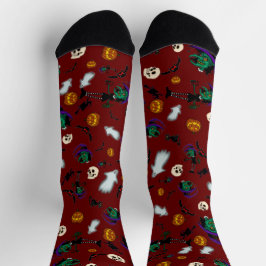 Calcetines de Bruja de Halloween 