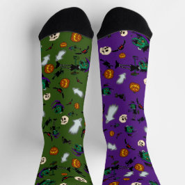Calcetines de Bruja de Halloween 