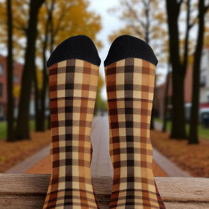 Calcetines de búfalo clásicos en una rústica terra