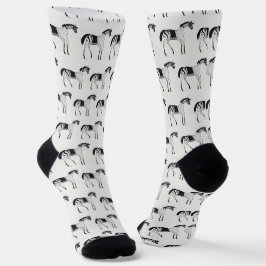 Calcetines de caballos de inspiración griega
