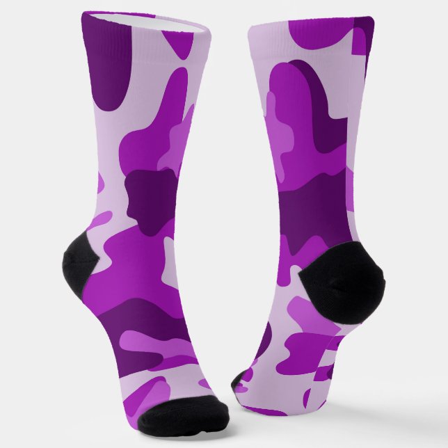 Calcetines de Camo Púrpura (Angular)