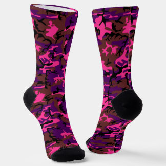Calcetines de camo rosados calientes