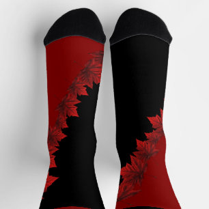 Calcetines de Canadá Calcetines de la hoja de arce