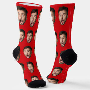 Calcetines de Cara Personalizados Foto Imagen