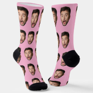 Calcetines de Cara Personalizados Foto Imagen