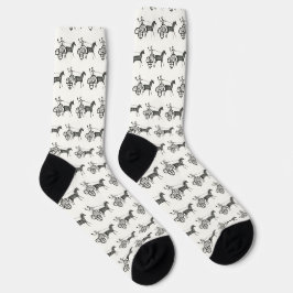 Calcetines de caricaturistas de inspiración griega
