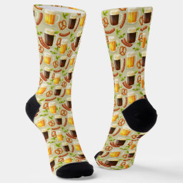 Calcetines de cerveza, salchicha y pretzel de Okto