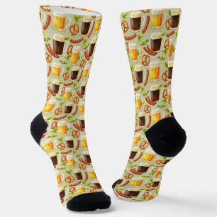 Calcetines de cerveza, salchicha y pretzel de Okto