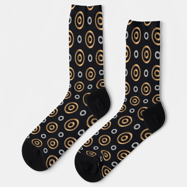 calcetines de círculos vintage (Izquierda)