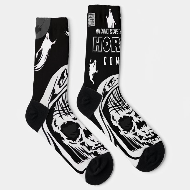 Calcetines de Cómics de Terror  (Derecha)