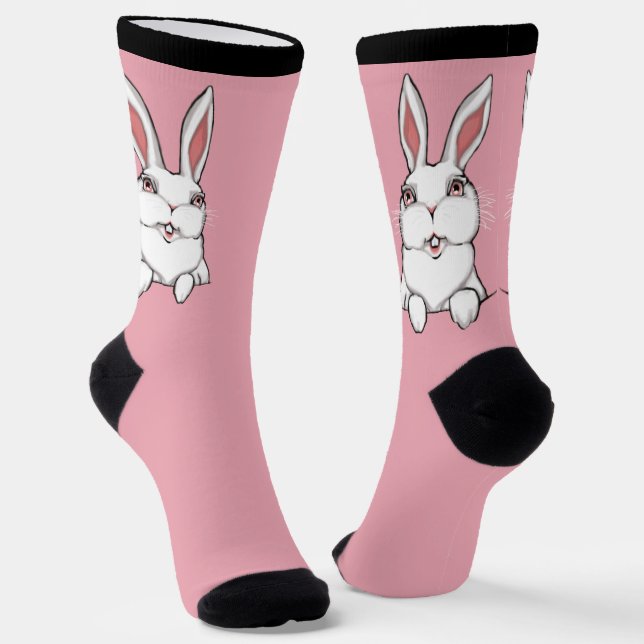Calcetines de Conejo de Pascua Calcetines Festivos (Angular)