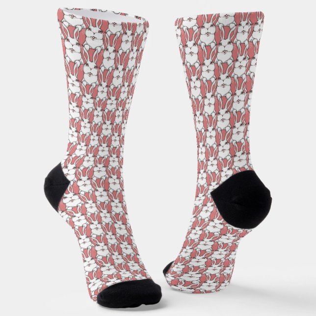 Calcetines de Conejo de Pascua Calcetines Festivos (Angular)