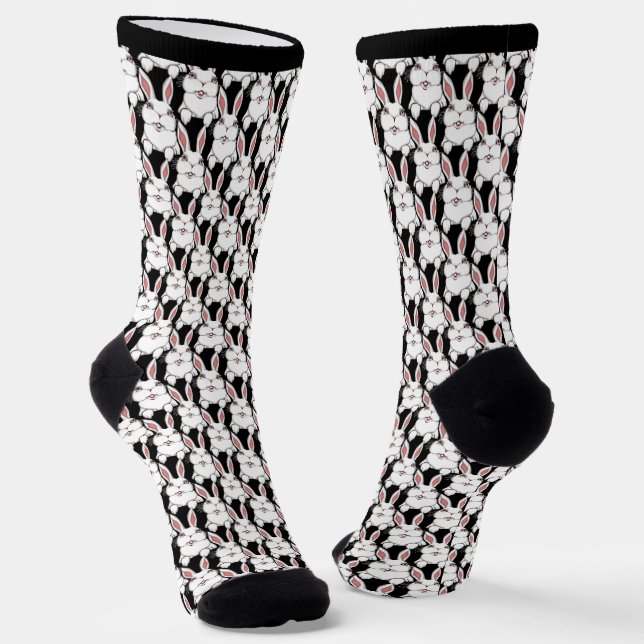 Calcetines de Conejo de Pascua Calcetines Festivos (Angular)