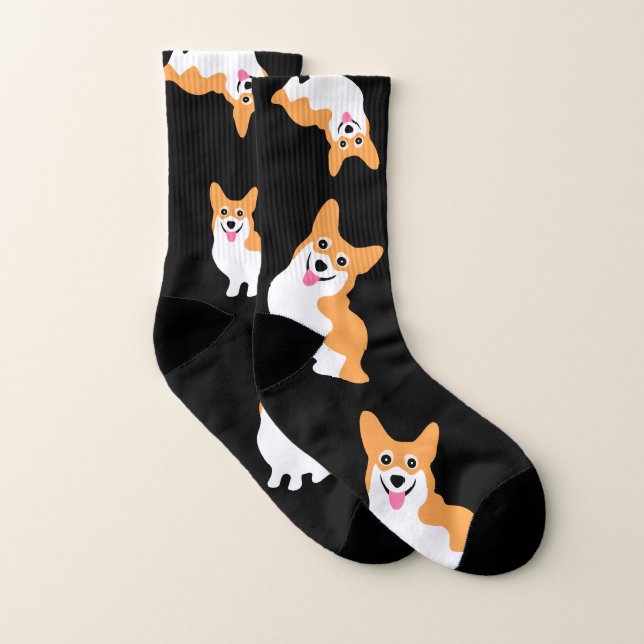 Calcetines de Corgi Cute (Par)