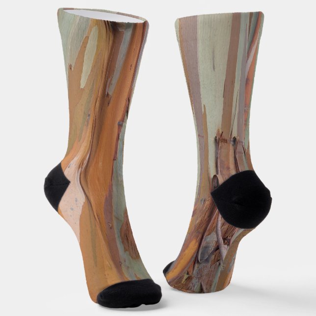 Calcetines de corteza de árbol Camuflaje Verde (Angular)