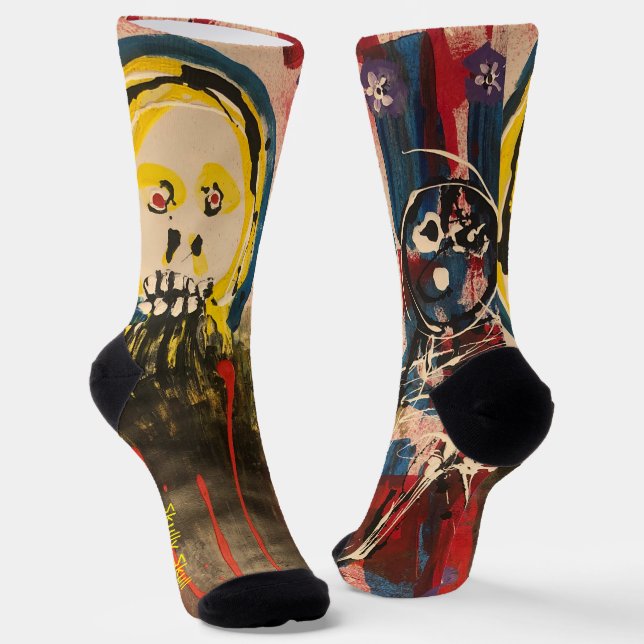 Calcetines de Cráneo Skully (Angular)