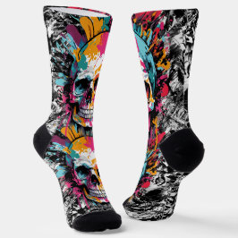 Calcetines de cráneo y huesos - Calcetines